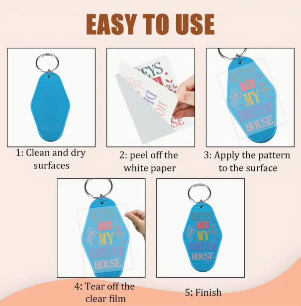 Wholesale Plastic Luggage Tag Retro Motel Number Tag Diamond Hotel Room Card Keychain